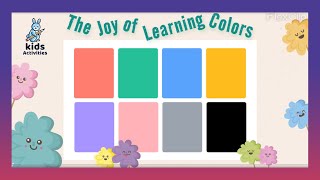 Learn Colors for Toddlers - تعليم الألوان للأطفال باللغة الإنجليزية