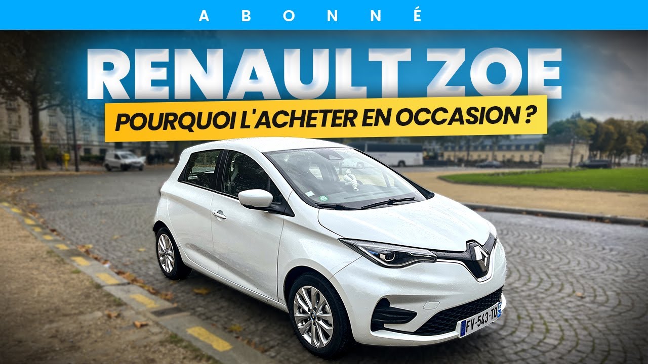 À 21 ans , il choisit une Renault Zoe d’occasion comme première voiture : il nous explique pourquoi!