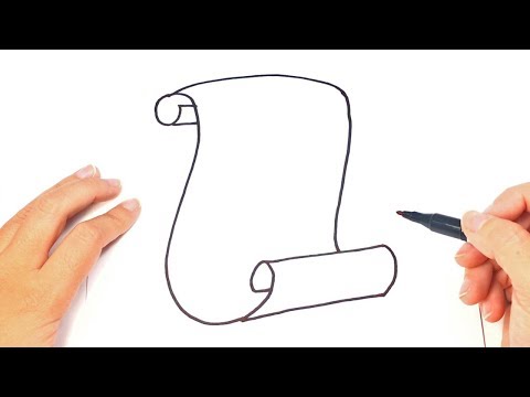 How to draw a Scroll or Parchment