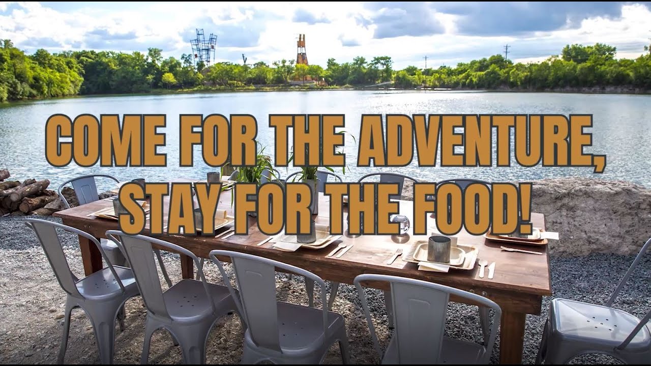 Adventure Dining at The Lemont Quarries YouTube