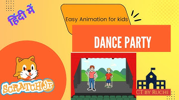 Scratch jr Coding Tutorial #10| scratch jr. dance party |block based animation| coding for kids 2022