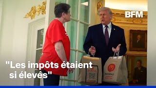 La Maison Blanche Met En Scène Livraison Dun Repas Pour Promouvoir Une Loi De Donald Trump