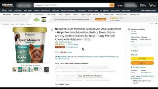 NaturVet Quiet Moments Calming Aid Dog Supplement Review - Does Your Dog Have Anxiety?