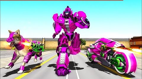 Dog Robot Transform Part-2 | Moto Robot Transformation Android GamePlay | By Game Crazy