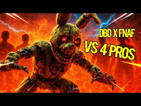🎯 EPISODE 4 – I FACE OFF against 4 PROS with 5000 HOURS in Dead by Daylight | SPRINGTRAP vs VETERANS