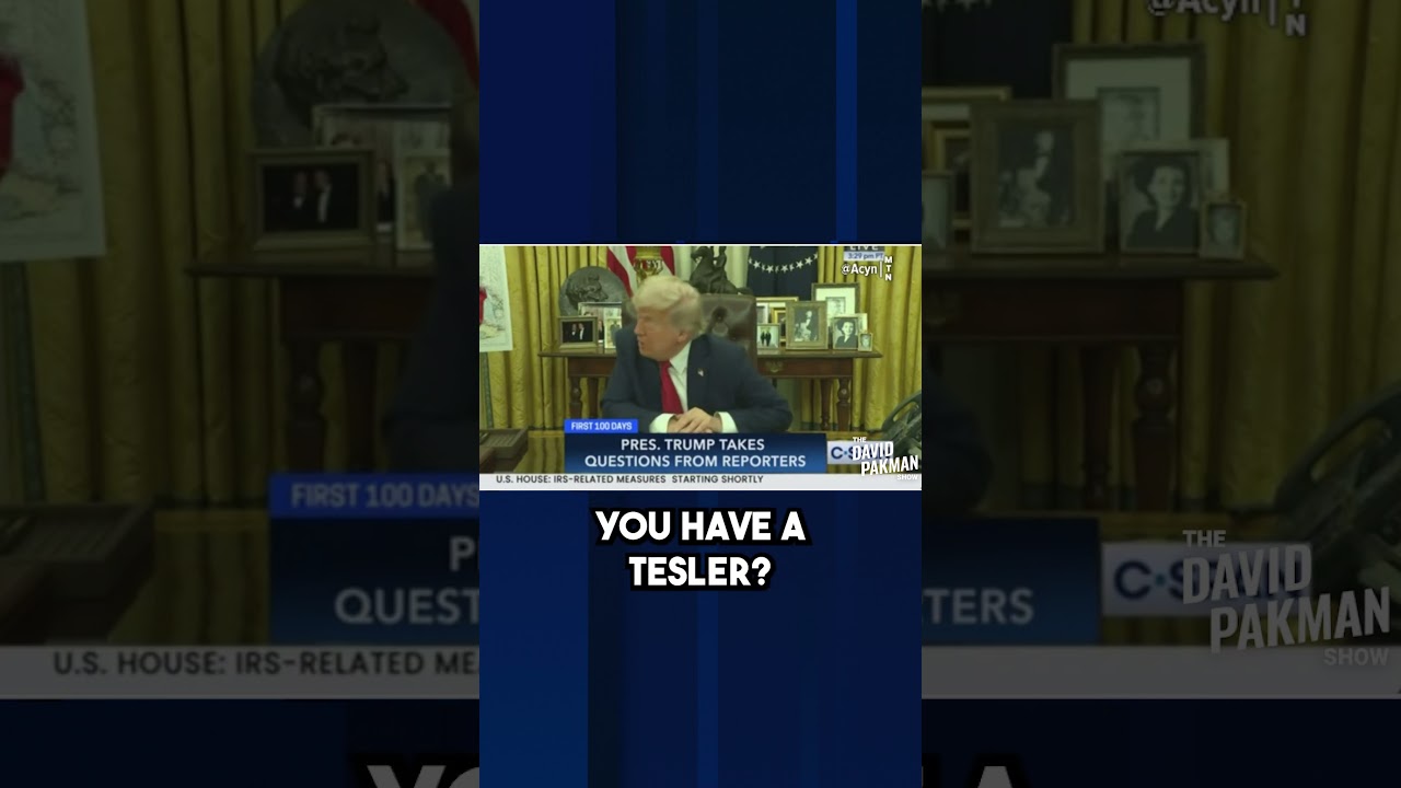 Trump loves TESLER #shorts