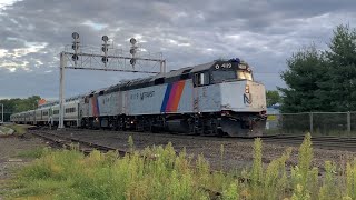 SUPER RARE! NJT’s Last TwoF40PH-2CATs Going through Waldwick, NJ