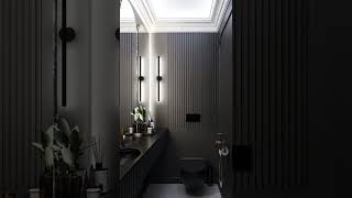 Black Wall Hung Toilet Transformation | Modern Bathroom Makeover with Quiet Powerful Flush 🖤🚿