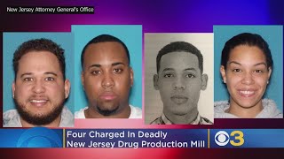 4 Charged In Deadly New Jersey Drug Production Mill, Authorities Say