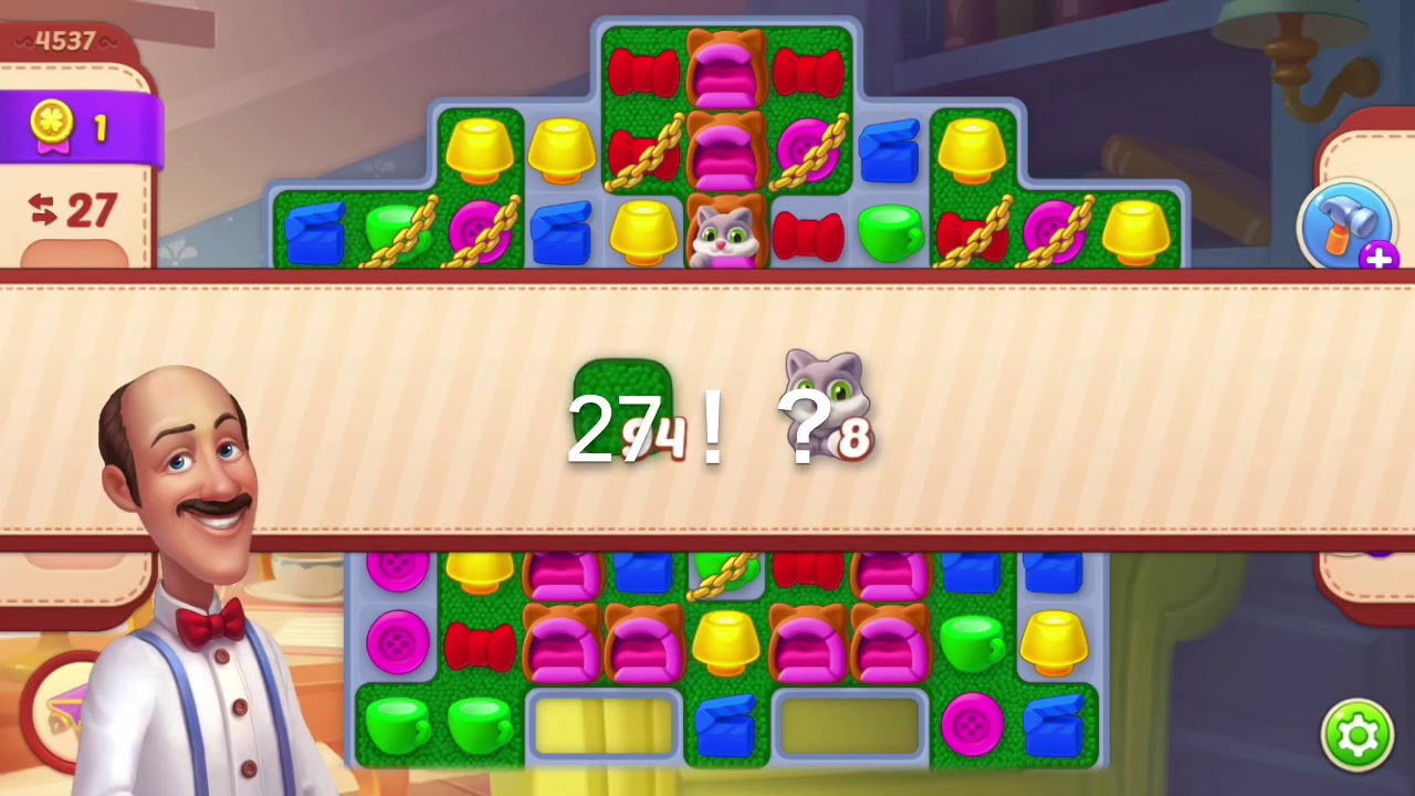 Homescapes Level 4537 with all boosters YouTube