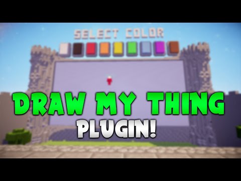 DRAW MY THING! | Minecraft Plugin Tutorial