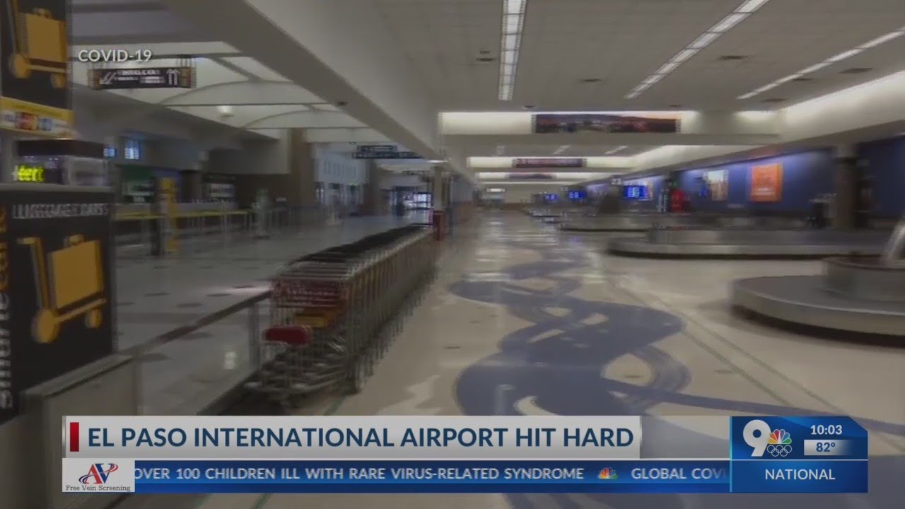 El Paso International Airport dealing with dramatic decrease in