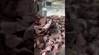 Copper ingot slicing #copper Copper ingot slicing #copper