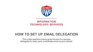 How To Set Up An Email Delegate Using Gmail