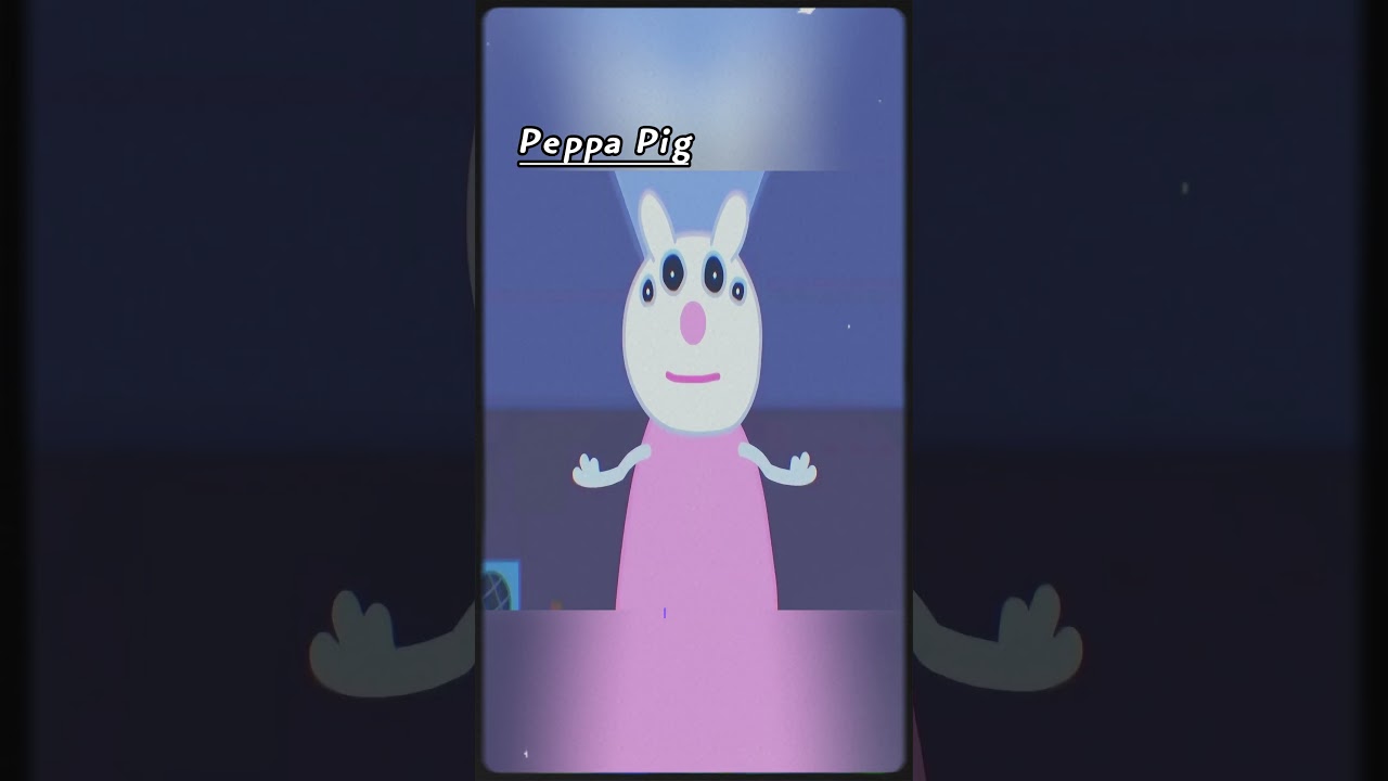 Peppa has been possessed by an evil entity. 