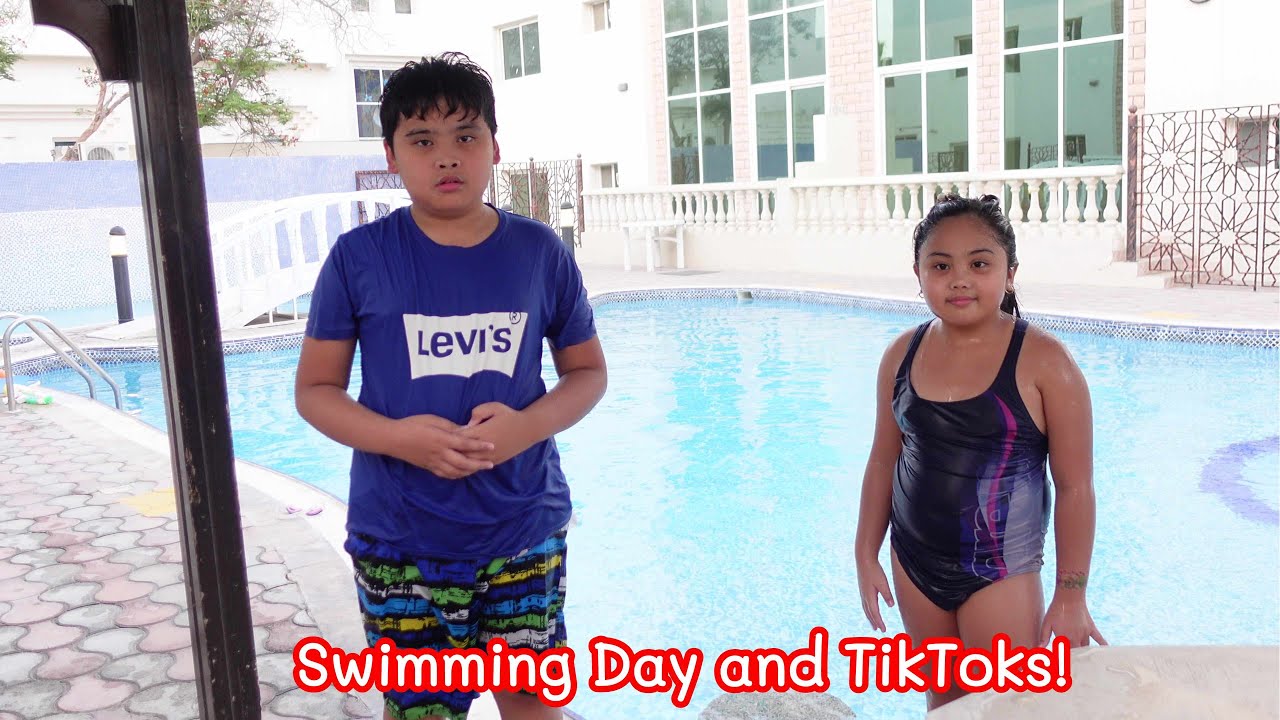 Swimming Day Filming TikToks! YouTube