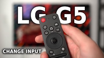 How To Change HDMI/Input - LG G5/C5 OLED (Magic Remote)