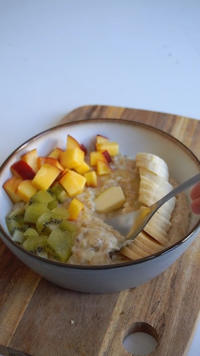 Очень вкусная овсяная каша #каша #завтрак #фудблог #рецепты #овсянка # ...