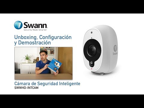 Swann Cámara de Seguridad Inteligente HD WiFi Audio Visión Nocturna Wireless Review Reseña Unboxing