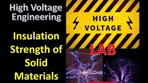 Insulation strength test on Solid Material | Breakdown in Solids | solid insulation