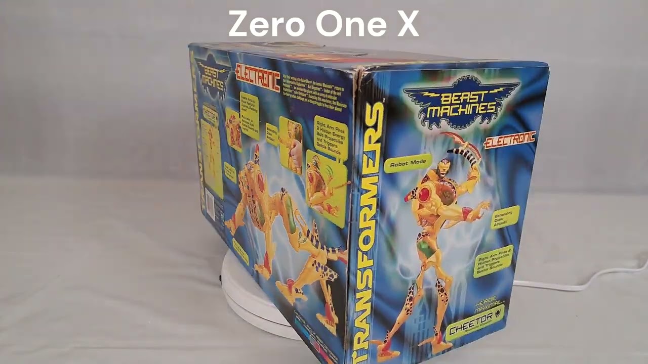 Transformer Beast Machines Cheetor Electronic Beast To Robot Hasbro2000 