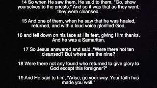 Luke 17 - English l Audio & Scripture l NKJV