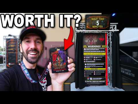 Did Halloween Horror Nights FIX Premium Scream Night 2026?! First Review of HHN 35