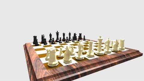 Low poly Chess Set #Blender3D