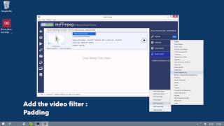 myFFmpeg Do audio normalisation and a padding 16:9 filter