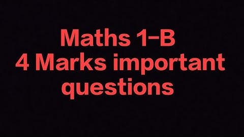 Maths 1-B 4 marks important questions Limits and continuity #ipe #maths1b