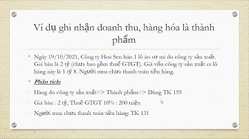 [Học Kế toán] Ghi nhận doanh thu khi bán hàng