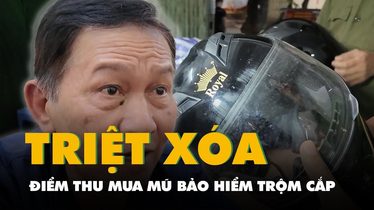 Triệt xóa điểm thu mua mũ bảo hiểm trộm cắp ở Đà Nẵng - youtube