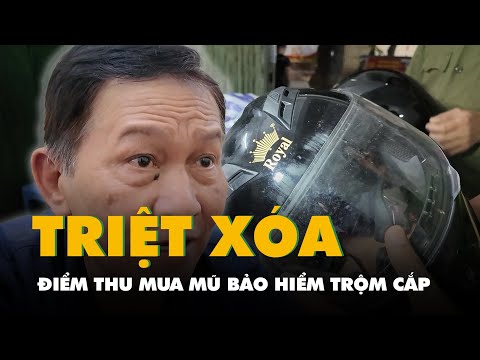 Video Triệt xóa điểm thu mua mũ bảo hiểm trộm cắp ở Đà Nẵng - youtube