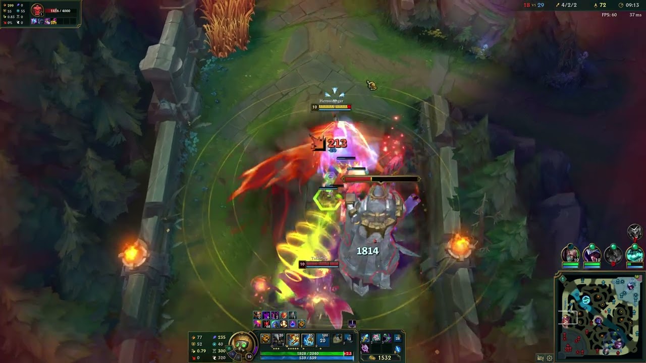 Ultra Rapid Fire Hermitdinger [ 2 ] League of Legends