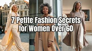 7 Petite Fashion Secrets for Women Over 60 | Look Taller, Slimmer & Effortlessly Elegant