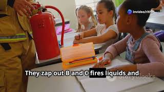 Fire extinguisher types.