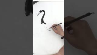 Ink painting Episode 32: Cranes Ink painting Episode 32: Cranes