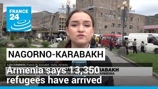 Armenia says 13,350 refugees have arrived from Nagorno-Karabakh • FRANCE 24 English