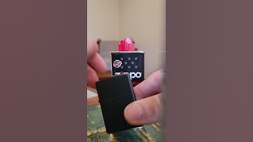 How to open a Zippo lighter fuel canister EASY.
