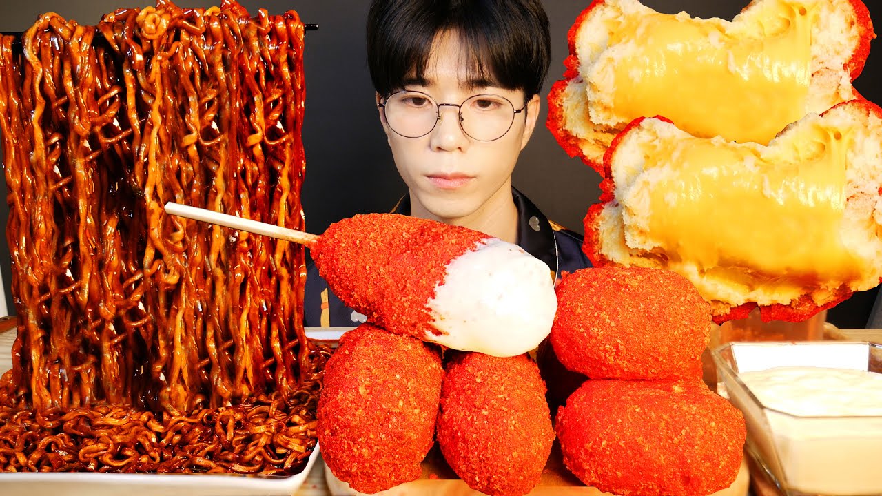 ASMR MUKBANG | 치토스 핫도그+치토스 치즈볼 와우, HOT CHEETOS CORN DOGS+CHEETOS CHEESE BALL WOW