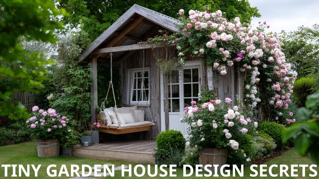 Tiny House Design with Garden Pergola | How Small Spaces Feel Surprisingly Spacious