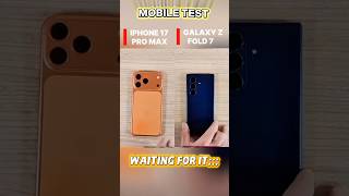 IPHONE 17 PRO MAX VS SAMSUNG GALAXY Z FOLD 7 BATTERY TEST!!🪫