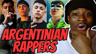 Canadian Reacts to Argentinian Rappers...(Trueno, DUKI, MILO J, YSY A) Spanish Subtitles