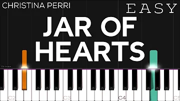 Christina Perri - Jar Of Hearts | EASY Piano Tutorial