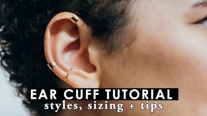 How To Wear Cuff Earrings (No Piercing Necessary) - Youtube