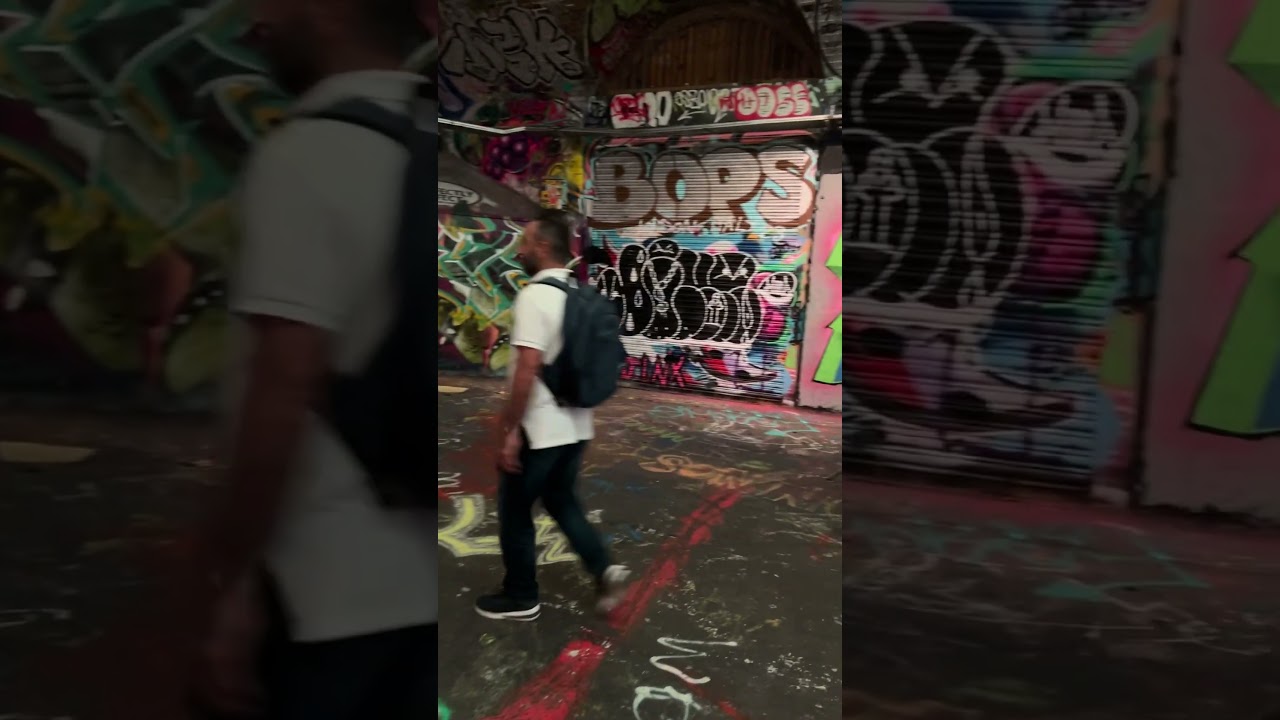 Graffiti Tunnel, Waterloo station, London, England. PT 2 