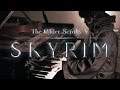 TES V: Skyrim - Dragonborn, Main Theme - Virtuosic Piano Solo | Leiki Ueda