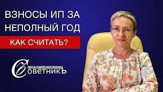 Взносы ИП за неполный год. Как рассчитать?