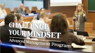 Challenge Your Mindset. IESE Advanced Management Program