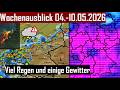 LUFTMASSENGRENZE mit GEWITTERN und DAUERREGEN⚠️⛈️ - Ab FREITAG ruhiger - Wochenausblick 04.-10.05.26